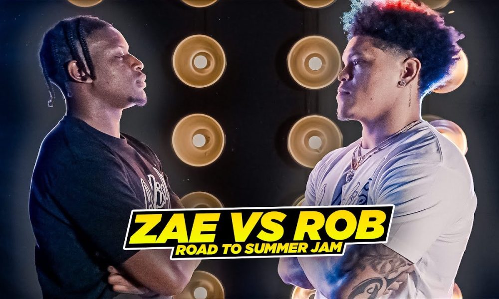 Rob vs Zae... The BIGGEST 1v1 Game In YouTube Basketball HISTORY | Road ...